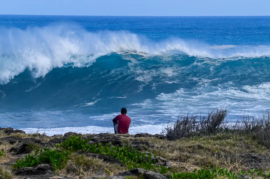 houle australe à la réunion 15