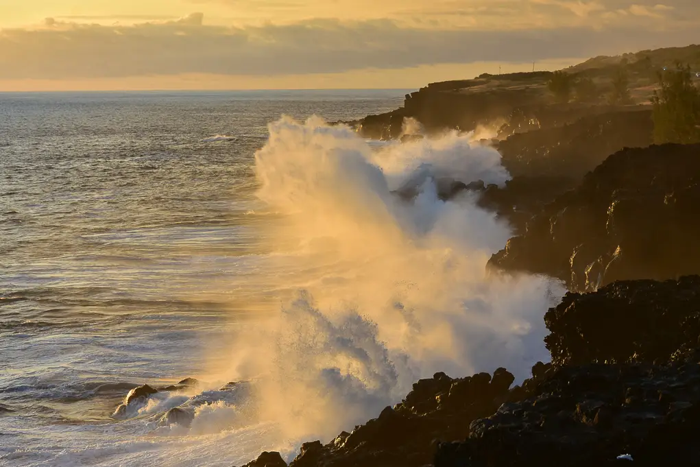 houle australe à la réunion 24