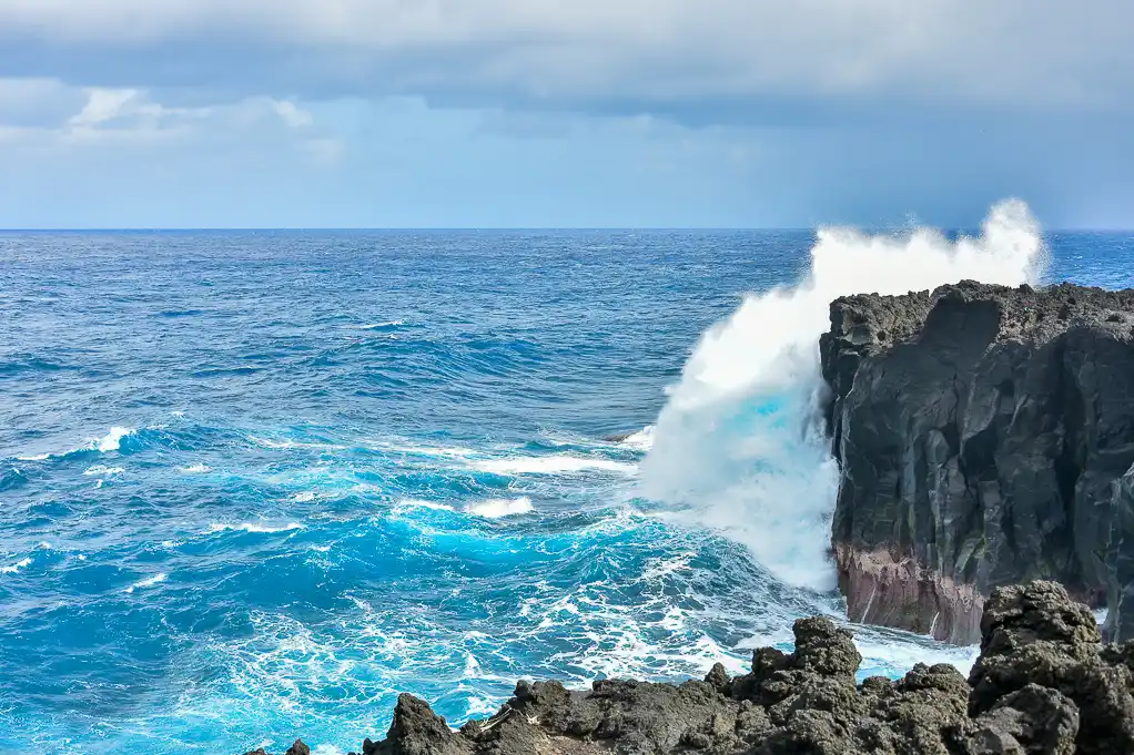 houle australe à la réunion 28