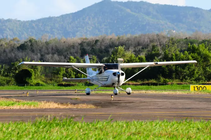 survol avion martinique