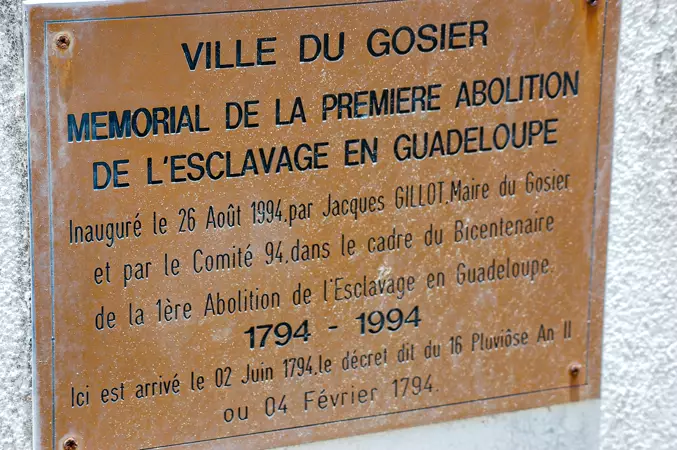 memorial de la premiere abolition en guadeloupe en 1794